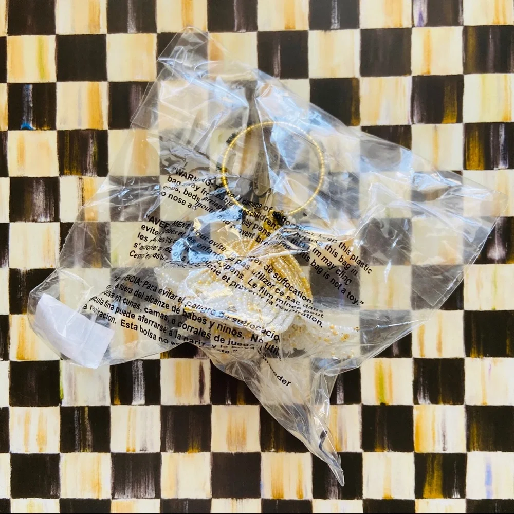 New MacKenzie-Childs napkin ring gold - Picture 7 of 9